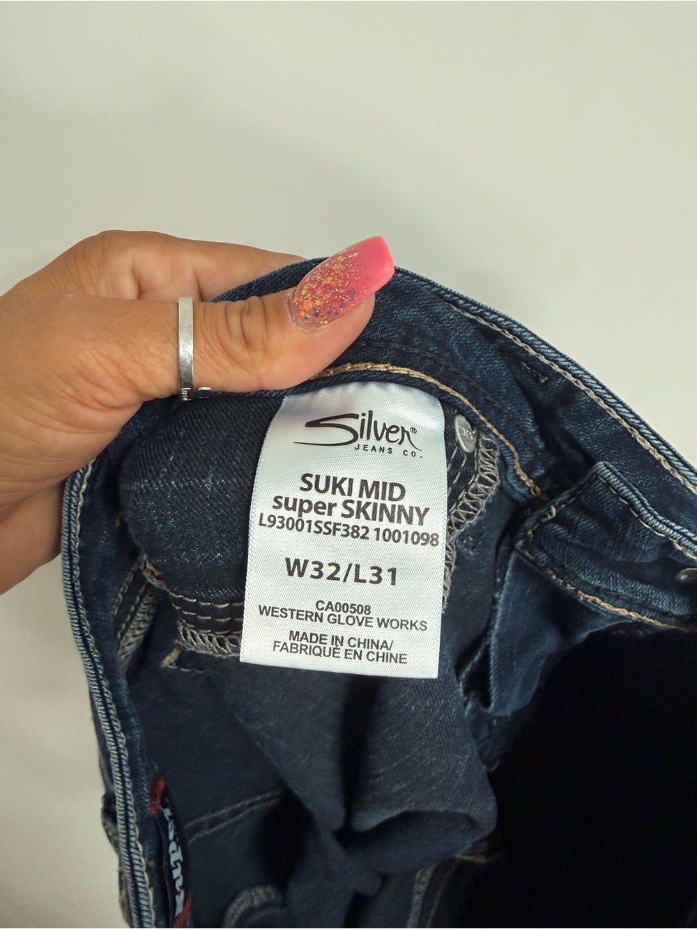 Women’s Dark Blue Slim Fit Jeans - Picture 11 of 11